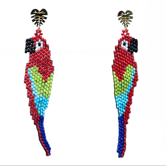 100% handmade beads earrings - Picture 2 of 4